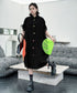 Neon Pocket Shirt Dress
